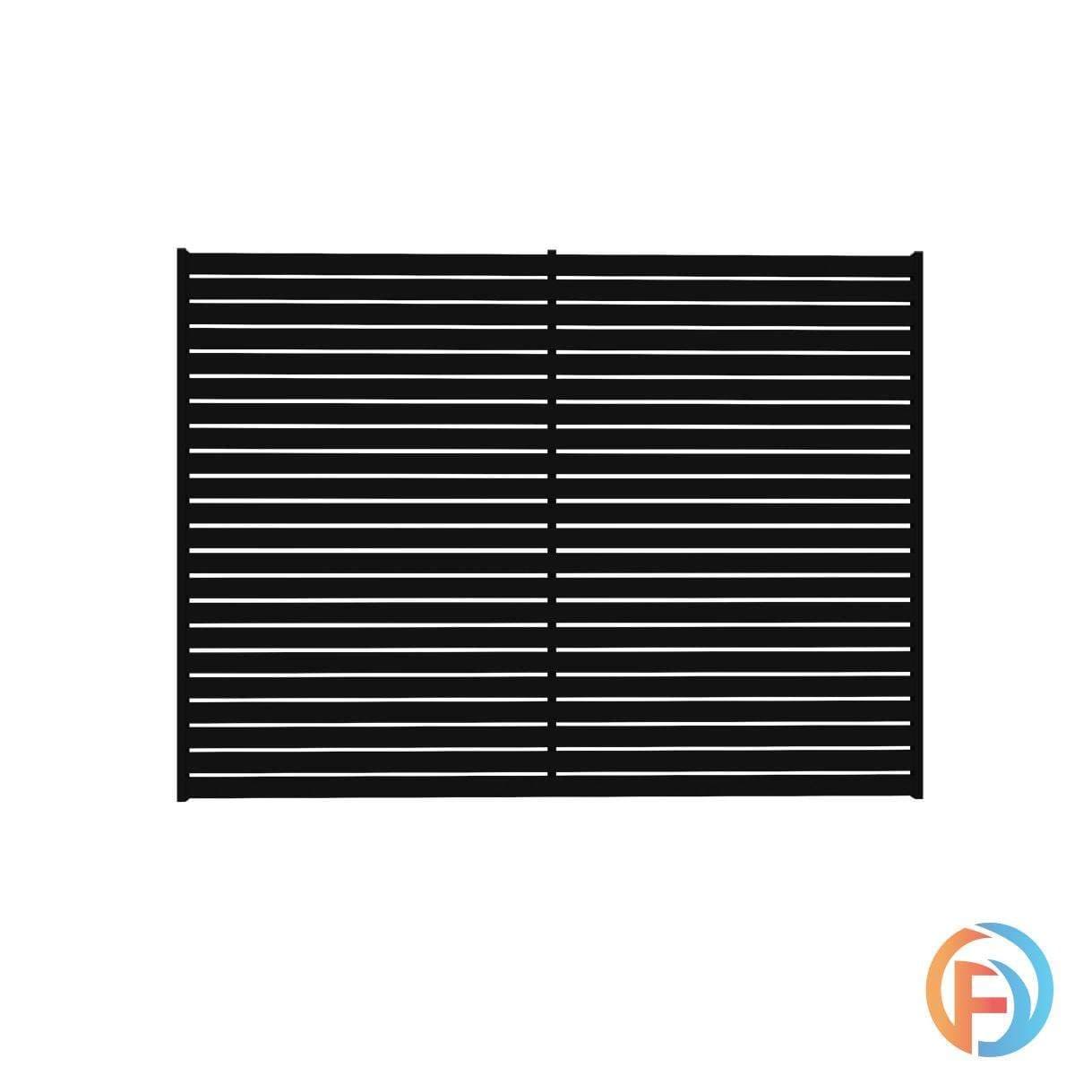 DIY Horizontal Slats Fence