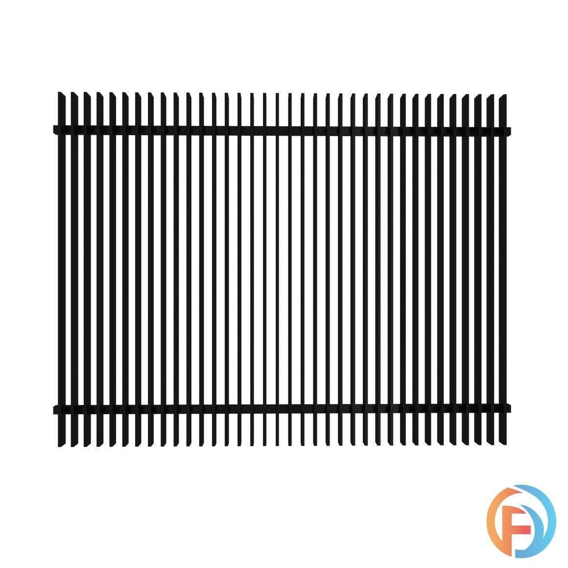 Welded Vertical Blade Fence