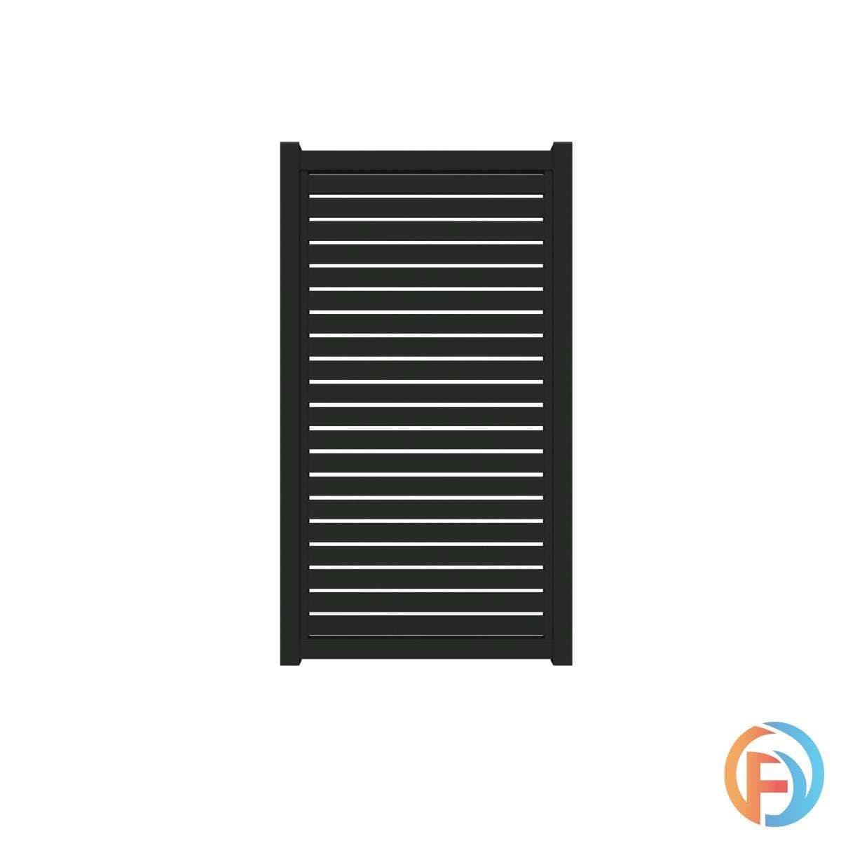 DIY Horizontal Slats Pedestrian Gate No Lock
